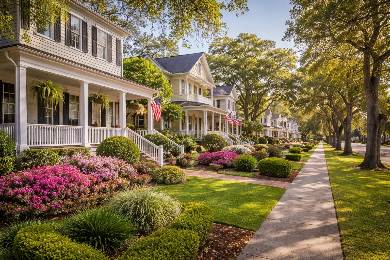 Houses in Georgia and South Carolina